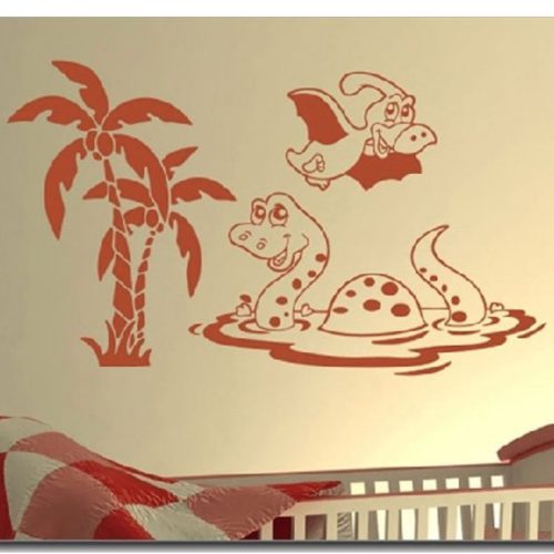 Dinók 3 gyerekszoba falmatrica