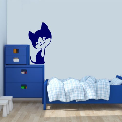 Cica fiú 2 gyerekszoba falmatrica