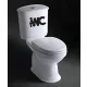 Wc dekoráció 7 matrica