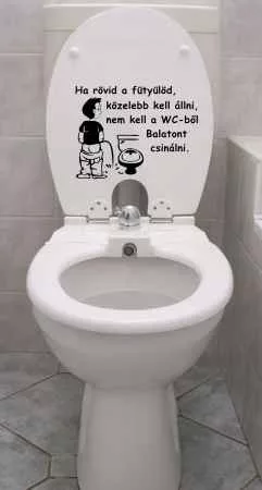 Wc tető minta matrica