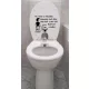 Wc tető minta matrica