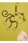 Maki majom gyerekszoba falmatrica