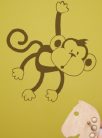 Maki majom gyerekszoba falmatrica