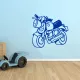 Mese motor gyerekszoba falmatrica