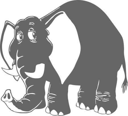 Elefánt 6 gyerekszoba falmatrica