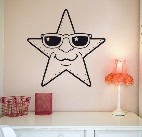 Csillag gyerekszoba falmatrica