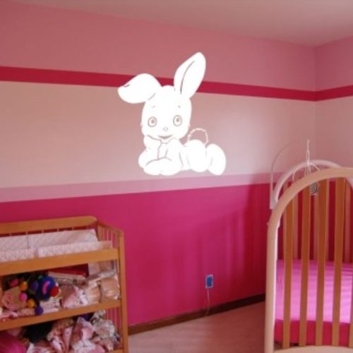 Nyuszika 2 gyerekszoba falmatrica