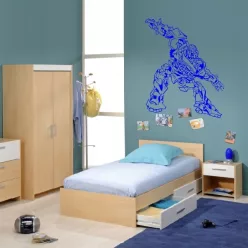 Robot gyerekszoba falmatrica
