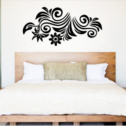 Absztrakt virág falmatrica – Stílusos és harmonikus dekoráció otthonodba