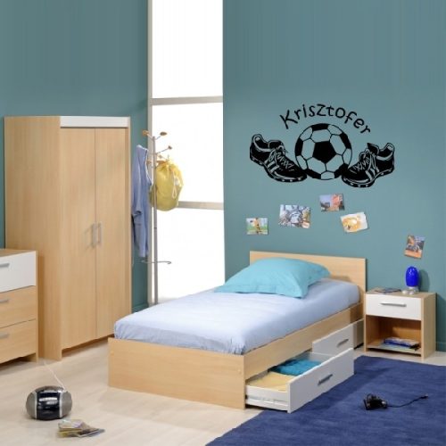 Focicipő labdával falmatrica