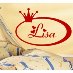 Lányos szoba 7 koronás falmatrica