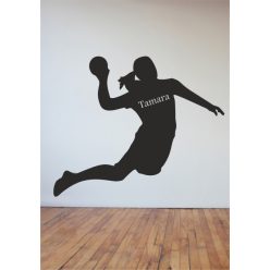 Kézilabdás lány 1 falmatrica