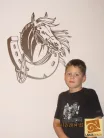 Szerencsepatkó, lovas falmatrica 2