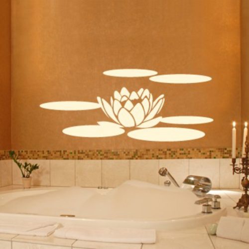 Tavi rózsa falmatrica – természet ihlette nyugalom és elegancia