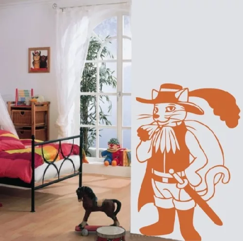 Kandúr gyerekszoba falmatrica
