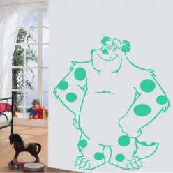 Szörny gyerekszoba falmatrica