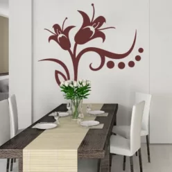   Trópusi Hibiszkusz Varázs – Prémium Indás Falmatrica Modern Enteriőrhöz