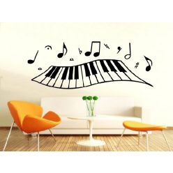 Zene hangjegyekkel falmatrica