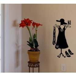 Ruha cipővel falmatrica