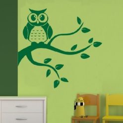 Bagolyka fángyerekszoba falmatrica