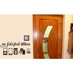 1. Ne felejtsd itthon....falmatrica