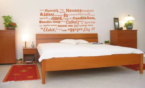 Mindig remélj,légy erős.. Idézet falmatrica (8. változat)