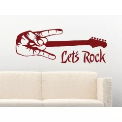 Gitár Let's Rock falmatrica