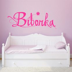   Idézet Saját név " Violetta" betűből falmatrica