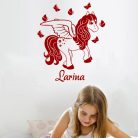 Póni 4 gyerekszoba falmatrica