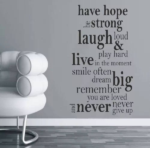 Have hope – inspiráló angol idézet falmatrica (1. változat)