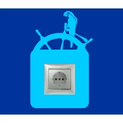 Hajókormány papagájjal (240)