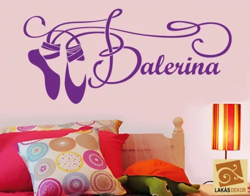 Balerina cipő falmatrica