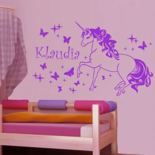 Egyszarvú ló 2 Unicornis, lovas falmatrica