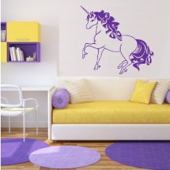 Egyszarvú ló 3 Unicornis, lovas falmatrica
