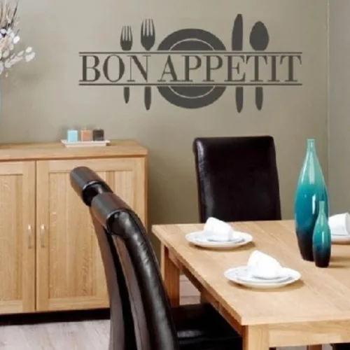 Bon Appétit falmatrica – Stílusos konyhai dekoráció (2.változat)
