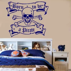 Kalóz, Pirate 1 gyerekszoba falmatrica