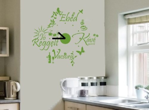 Óra 32 falmatricás óra