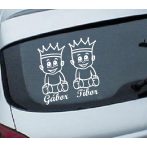 Autómatrica, Baba a kocsiban Királykás ikrek fiú-fiú