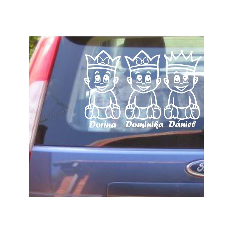 Autómatrica, Baba a kocsiban Királykás hármasikrek fiú-lány-lány