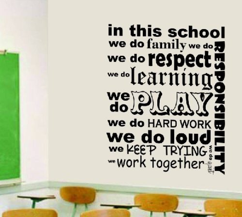 In this school...Idézet falmatrica