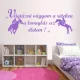 Vágtázni Vágyom Két Lovas Falmatrica – Inspiráló idézetes dekoráció