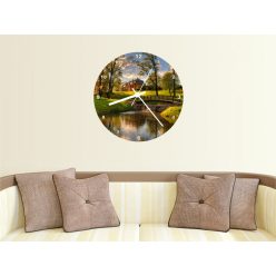 Fényképes falióra tájképes