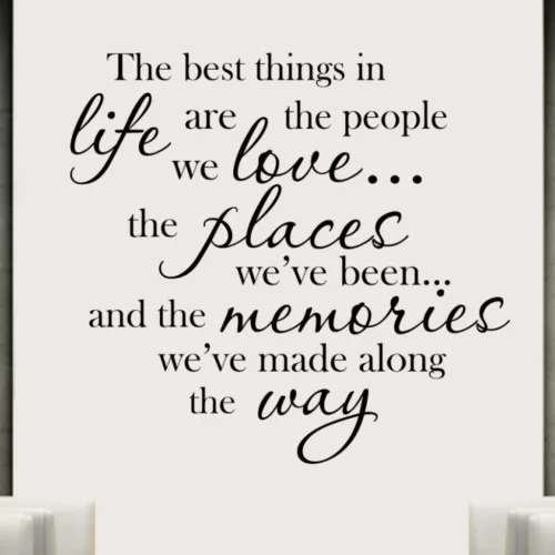 The best things...Idézet falmatrica