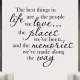 The best things...Idézet falmatrica
