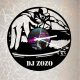 DJ óra sziluett óra - 2 verzió