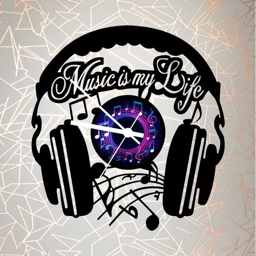 Music is my Life sziluett óra