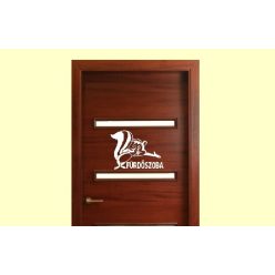 Fürdő 5 ajtó matrica