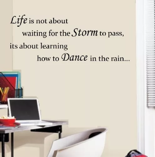 Life is not about...Idézet falmatrica