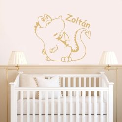 Sárkány bébi gyerekszoba falmatrica 3