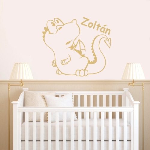 Sárkány bébi gyerekszoba falmatrica 3